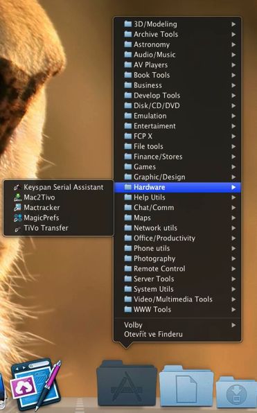AppFolder menu
